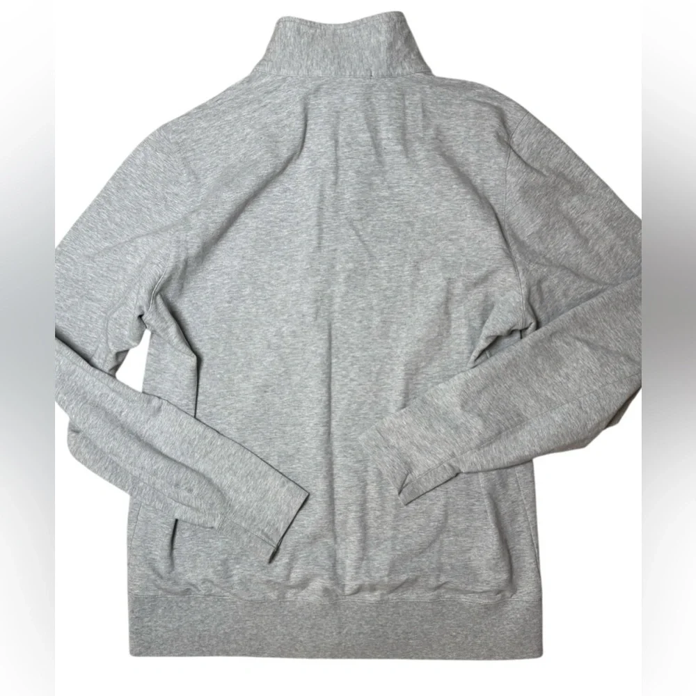B. Draddy Secession Golf Club Quarter Zip Pullover Gray Cotton Golf Sweater M